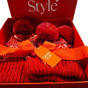 Family Style 1 adult and 1 child beanie